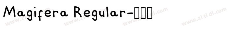 Magifera Regular字体转换